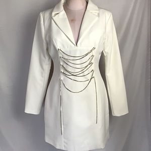 🤍FASHION NOVA CHAIN DRESS